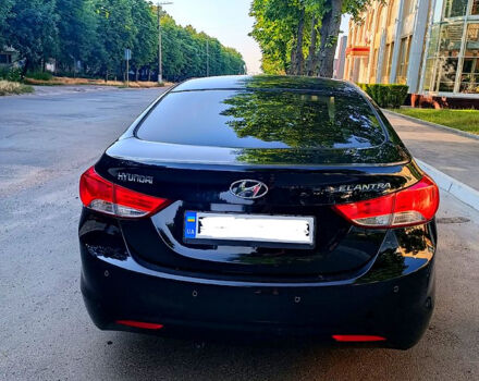 Черный Хендай Элантра, объемом двигателя 1.8 л и пробегом 157 тыс. км за 8500 $, фото 2 на Automoto.ua
