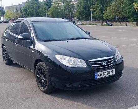 Черный Хендай Элантра, объемом двигателя 1.59 л и пробегом 213 тыс. км за 5500 $, фото 3 на Automoto.ua