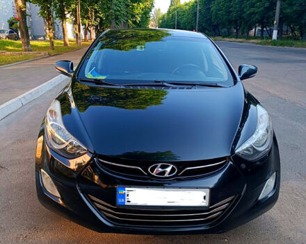 Черный Хендай Элантра, объемом двигателя 1.8 л и пробегом 157 тыс. км за 8500 $, фото 1 на Automoto.ua