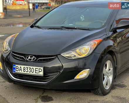Черный Хендай Элантра, объемом двигателя 1.8 л и пробегом 142 тыс. км за 7900 $, фото 1 на Automoto.ua