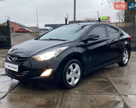 Черный Хендай Элантра, объемом двигателя 1.8 л и пробегом 221 тыс. км за 8990 $, фото 2 на Automoto.ua