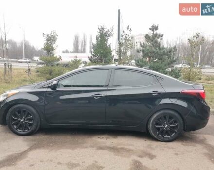 Черный Хендай Элантра, объемом двигателя 1.8 л и пробегом 244 тыс. км за 6950 $, фото 5 на Automoto.ua