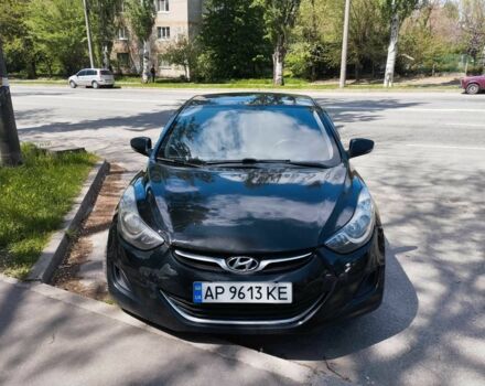 Черный Хендай Элантра, объемом двигателя 1.6 л и пробегом 2 тыс. км за 9500 $, фото 1 на Automoto.ua