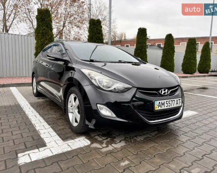 Черный Хендай Элантра, объемом двигателя 1.8 л и пробегом 130 тыс. км за 7300 $, фото 2 на Automoto.ua