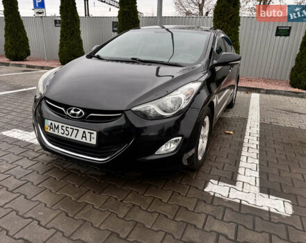 Черный Хендай Элантра, объемом двигателя 1.8 л и пробегом 130 тыс. км за 7300 $, фото 9 на Automoto.ua