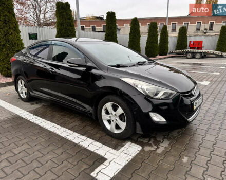 Черный Хендай Элантра, объемом двигателя 1.8 л и пробегом 130 тыс. км за 7300 $, фото 7 на Automoto.ua