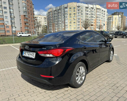 Черный Хендай Элантра, объемом двигателя 1.8 л и пробегом 178 тыс. км за 10500 $, фото 2 на Automoto.ua