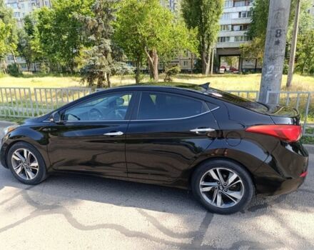 Черный Хендай Элантра, объемом двигателя 2 л и пробегом 93 тыс. км за 10600 $, фото 2 на Automoto.ua