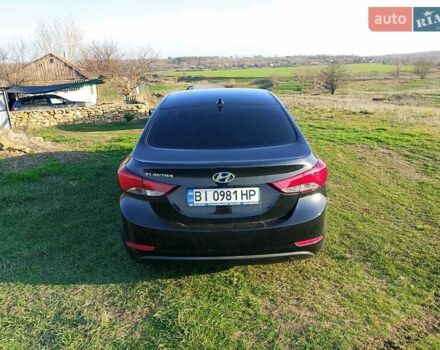 Черный Хендай Элантра, объемом двигателя 1.8 л и пробегом 209 тыс. км за 8300 $, фото 2 на Automoto.ua