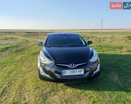 Черный Хендай Элантра, объемом двигателя 1.8 л и пробегом 209 тыс. км за 8300 $, фото 1 на Automoto.ua