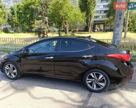 Черный Хендай Элантра, объемом двигателя 2 л и пробегом 93 тыс. км за 10600 $, фото 1 на Automoto.ua