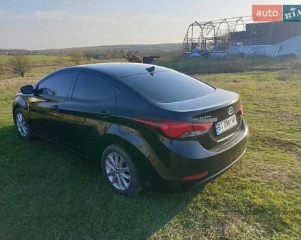 Черный Хендай Элантра, объемом двигателя 1.8 л и пробегом 209 тыс. км за 8300 $, фото 10 на Automoto.ua