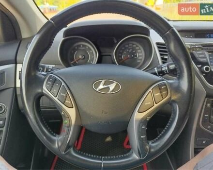 Черный Хендай Элантра, объемом двигателя 2 л и пробегом 93 тыс. км за 10600 $, фото 2 на Automoto.ua