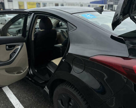 Черный Хендай Элантра, объемом двигателя 1.8 л и пробегом 200 тыс. км за 9500 $, фото 56 на Automoto.ua