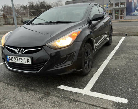 Черный Хендай Элантра, объемом двигателя 1.8 л и пробегом 200 тыс. км за 9500 $, фото 2 на Automoto.ua