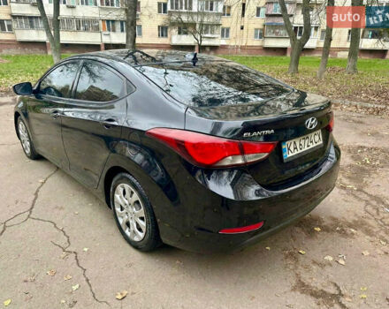 Черный Хендай Элантра, объемом двигателя 1.8 л и пробегом 160 тыс. км за 7555 $, фото 1 на Automoto.ua
