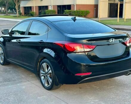 Черный Хендай Элантра, объемом двигателя 2 л и пробегом 70 тыс. км за 4200 $, фото 4 на Automoto.ua