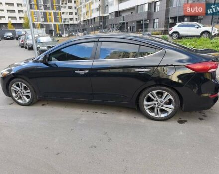 Черный Хендай Элантра, объемом двигателя 2 л и пробегом 150 тыс. км за 13400 $, фото 12 на Automoto.ua