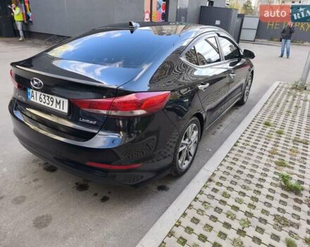 Черный Хендай Элантра, объемом двигателя 2 л и пробегом 150 тыс. км за 13400 $, фото 13 на Automoto.ua