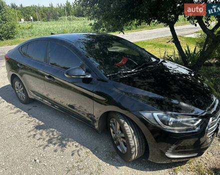 Чорний Хендай Елантра, об'ємом двигуна 2 л та пробігом 150 тис. км за 11200 $, фото 1 на Automoto.ua