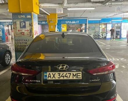 Черный Хендай Элантра, объемом двигателя 2 л и пробегом 99 тыс. км за 13000 $, фото 1 на Automoto.ua