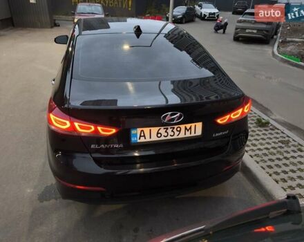 Черный Хендай Элантра, объемом двигателя 2 л и пробегом 150 тыс. км за 13400 $, фото 14 на Automoto.ua