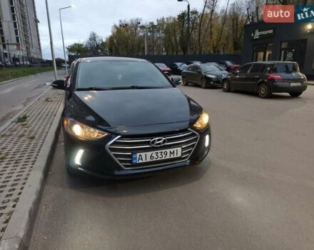 Черный Хендай Элантра, объемом двигателя 2 л и пробегом 150 тыс. км за 13400 $, фото 10 на Automoto.ua