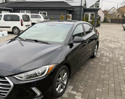 Черный Хендай Элантра, объемом двигателя 2 л и пробегом 182 тыс. км за 12700 $, фото 1 на Automoto.ua