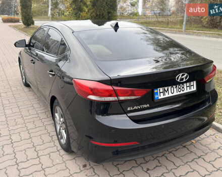 Черный Хендай Элантра, объемом двигателя 1.8 л и пробегом 90 тыс. км за 12000 $, фото 3 на Automoto.ua
