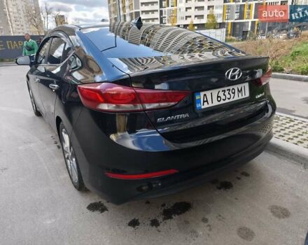 Черный Хендай Элантра, объемом двигателя 2 л и пробегом 150 тыс. км за 13400 $, фото 5 на Automoto.ua