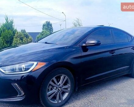 Чорний Хендай Елантра, об'ємом двигуна 2 л та пробігом 96 тис. км за 12000 $, фото 1 на Automoto.ua