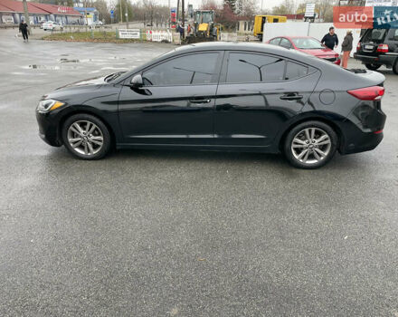 Чорний Хендай Елантра, об'ємом двигуна 2 л та пробігом 159 тис. км за 9600 $, фото 1 на Automoto.ua