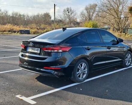 Черный Хендай Элантра, объемом двигателя 2 л и пробегом 75 тыс. км за 12500 $, фото 2 на Automoto.ua