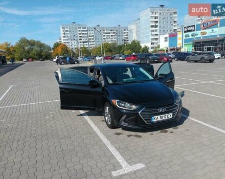 Черный Хендай Элантра, объемом двигателя 2 л и пробегом 141 тыс. км за 13500 $, фото 7 на Automoto.ua