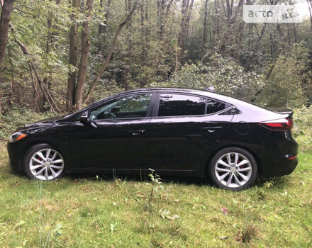 Черный Хендай Элантра, объемом двигателя 2 л и пробегом 120 тыс. км за 13700 $, фото 2 на Automoto.ua