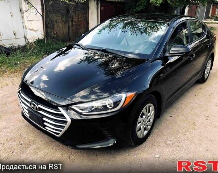Черный Хендай Элантра, объемом двигателя 2 л и пробегом 120 тыс. км за 9900 $, фото 1 на Automoto.ua