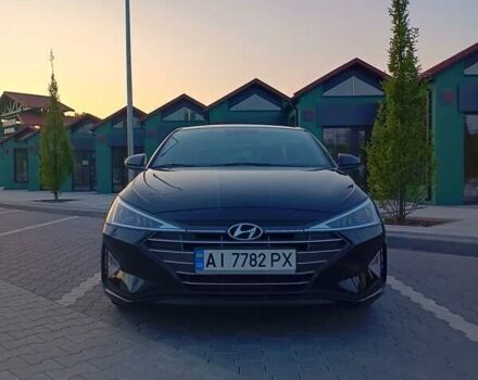 Черный Хендай Элантра, объемом двигателя 2 л и пробегом 86 тыс. км за 12900 $, фото 2 на Automoto.ua