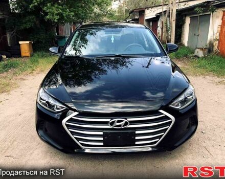 Черный Хендай Элантра, объемом двигателя 2 л и пробегом 120 тыс. км за 9900 $, фото 2 на Automoto.ua