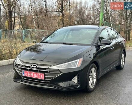 Черный Хендай Элантра, объемом двигателя 2 л и пробегом 75 тыс. км за 14200 $, фото 2 на Automoto.ua