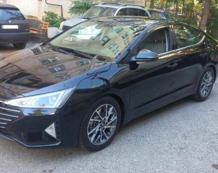 Черный Хендай Элантра, объемом двигателя 2 л и пробегом 67 тыс. км за 8600 $, фото 1 на Automoto.ua