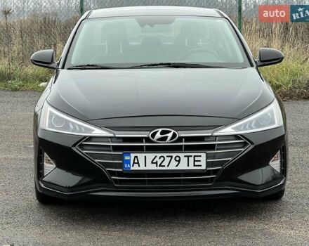 Черный Хендай Элантра, объемом двигателя 2 л и пробегом 94 тыс. км за 13200 $, фото 1 на Automoto.ua