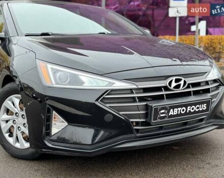 Черный Хендай Элантра, объемом двигателя 2 л и пробегом 139 тыс. км за 13590 $, фото 1 на Automoto.ua