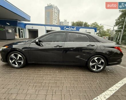 Черный Хендай Элантра, объемом двигателя 2 л и пробегом 55 тыс. км за 19500 $, фото 5 на Automoto.ua