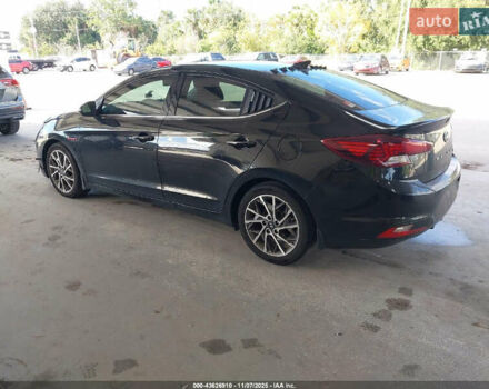 Черный Хендай Элантра, объемом двигателя 2 л и пробегом 85 тыс. км за 2800 $, фото 1 на Automoto.ua