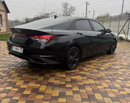 Черный Хендай Элантра, объемом двигателя 2 л и пробегом 130 тыс. км за 16500 $, фото 5 на Automoto.ua