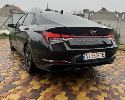 Черный Хендай Элантра, объемом двигателя 2 л и пробегом 130 тыс. км за 16500 $, фото 3 на Automoto.ua