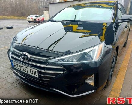 Чорний Хендай Елантра, об'ємом двигуна 2 л та пробігом 93 тис. км за 14000 $, фото 4 на Automoto.ua