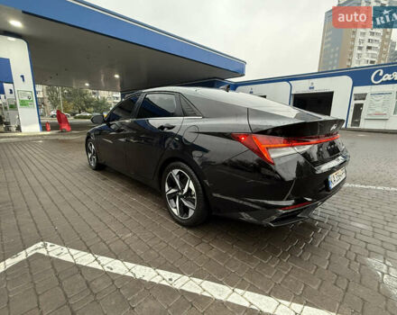 Черный Хендай Элантра, объемом двигателя 2 л и пробегом 55 тыс. км за 19500 $, фото 8 на Automoto.ua