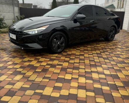 Чорний Хендай Елантра, об'ємом двигуна 2 л та пробігом 130 тис. км за 16500 $, фото 1 на Automoto.ua