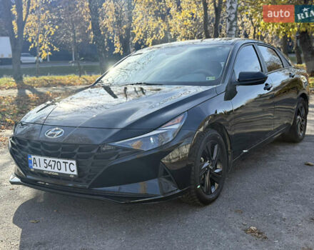 Чорний Хендай Елантра, об'ємом двигуна 2 л та пробігом 159 тис. км за 16700 $, фото 1 на Automoto.ua